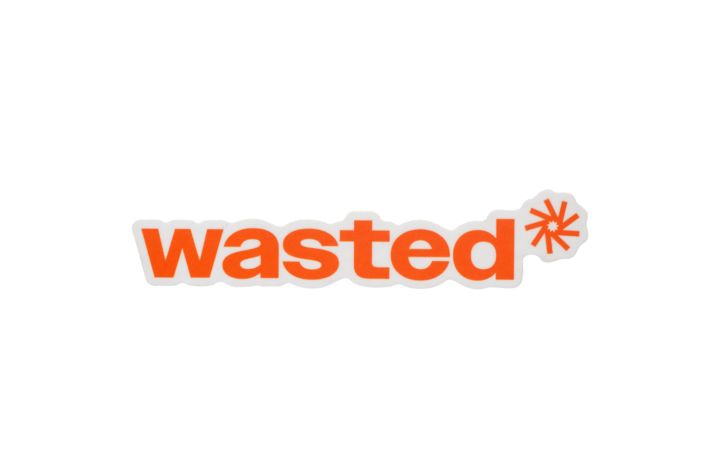 Wasted* Sticker