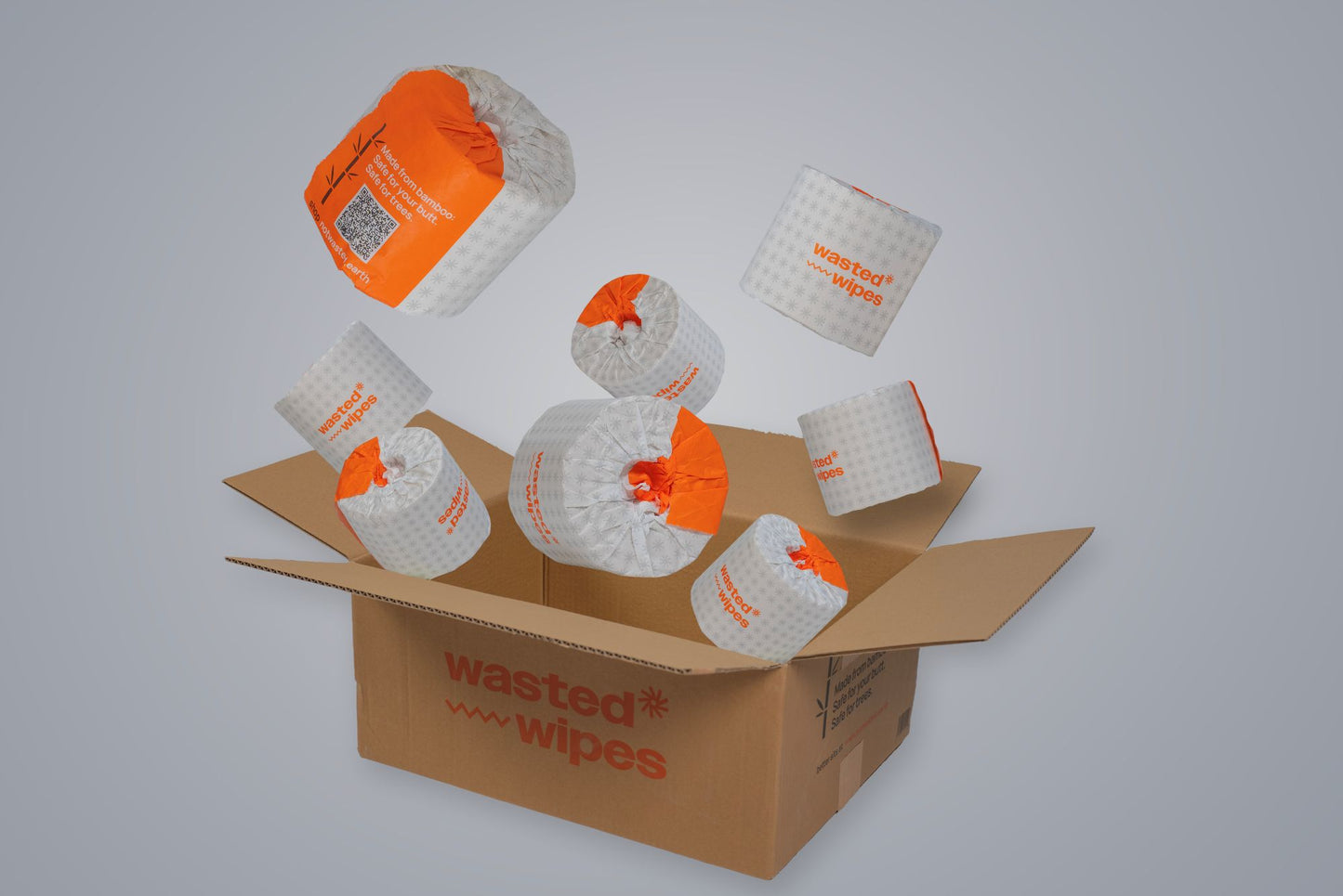 Wasted*Wipes Bamboo Toilet Paper